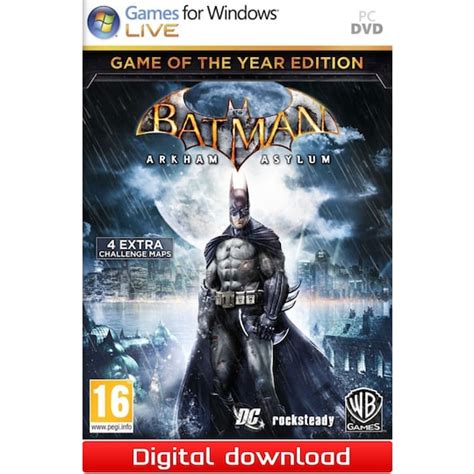 Batman Arkham Asylum Game Of The Year Edition Pc Windows Elkjøp