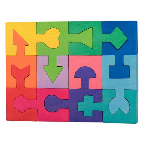 Oxemize Thick Wooden Jigsaw Puzzles For Toddlers Kids 2 3 4 5 Years Old