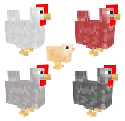 My Redesign Of The Chicken Minecraft