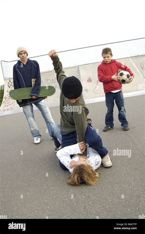 Teenagers Boys Fight Series People Hi Res Stock Photography And Images
