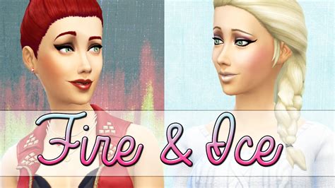 The Sims 4 Cas Fire And Ice Twins Youtube