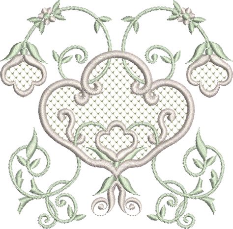 Flowers Design Embroidery Motif - 07 - Embroidery Inspirations - by Su ...