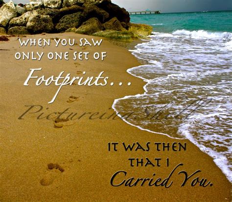To handle others, use your heart. Love this part of the footprints in the sand poem! When I ...