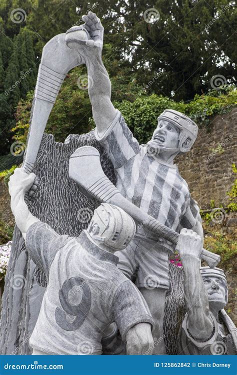 Hurling Statue In Kilkenny Editorial Photography Image Of Attractions
