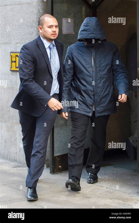 fake sheikh mazher mahmood right leaves the old bailey in london where he and his driver alan