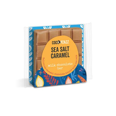 Coco Pzazz Mini Sea Salt Caramel Chocolate Bar Top Drawer