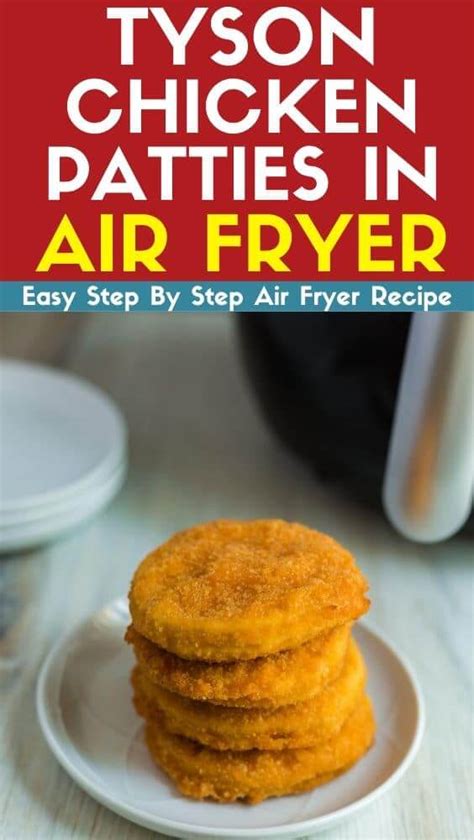 Tyson Chicken Patties In Air Fryer Recipe This