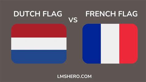dutch flag vs french flag [see the similarities and difference] lms hero