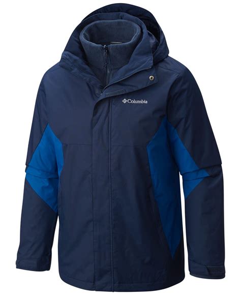 Columbia Eager Air 3 In 1 Omni Shield Jacket In Blue For Men Lyst
