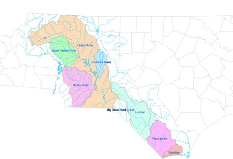 Yadkin Pee Dee And Lumber River Basins Combined Model Nc Deq
