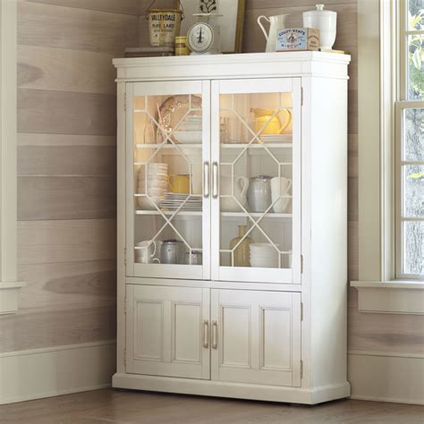 Birch Lane Lisbon Solid Rubberwood China Cabinet And Reviews Wayfair White China Cabinets