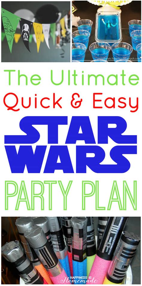 The Best Star Wars Party Ideas Happiness Is Homemade