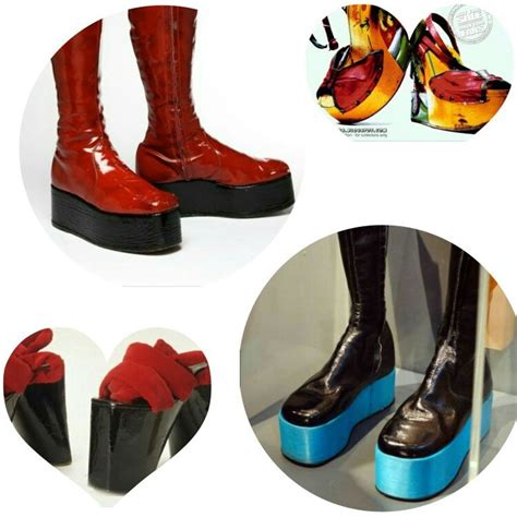 ⚡👠👢a Few Of David S Footwear ⚡👡👞 David Bowie Fashion Boots Rubber Rain Boots