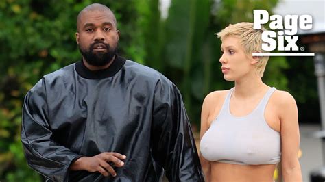 Kanye West Holds Hands With Braless Wife Bianca Censori On Casual Date Night Page Six YouTube