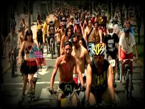 Nude Bicycle Rally Kouthukalokam Mar Part Youtube