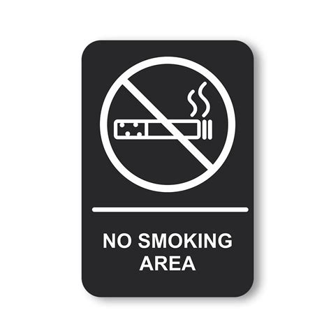 Dilarang Smoking Sign System Area No Smoking Sign Board No Smoking