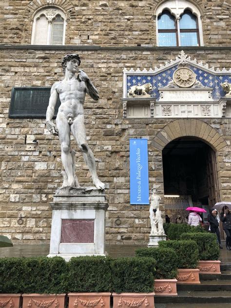 Palazzo Vecchio With Its Copy Of Michelangelos David Statue Visit