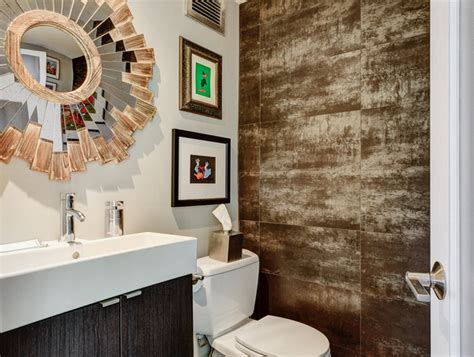 20 Captivating Bronze Accents In Powder Rooms Home Design Lover