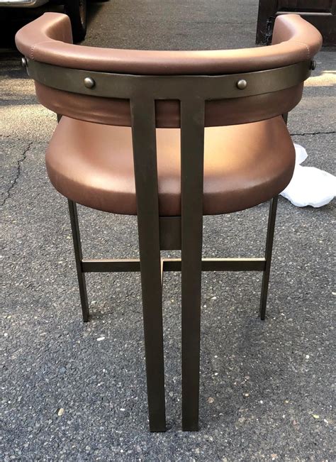 Buy the metal real leather chair, cognac online from houzz today, or shop for other armchairs & accent chairs for sale. Mid-Century Modern Bar Chair/Stool in Welded Steel and ...