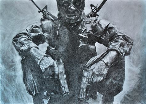Call Of Duty Black Ops Drawing By Swaal On Deviantart