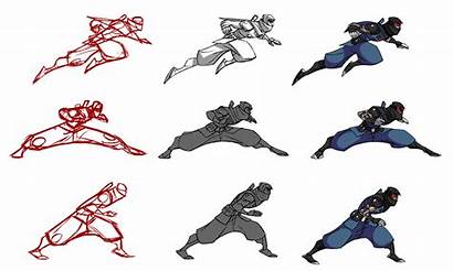 Ninja Animation Mark Sprite Pixel Character Reference