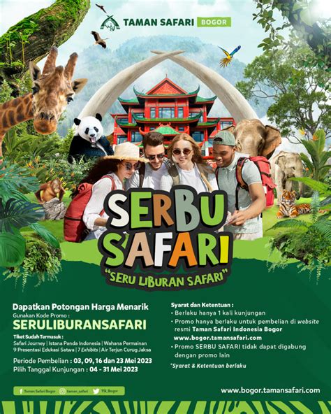 Berikut Promo Harga Tiket Serbu Taman Safari Bogor Di Bulan Mei