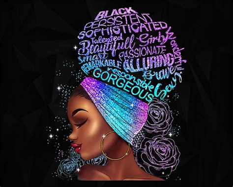 Black Women Strong Black Girl Melanin Png Black Queen Png Etsy Afro Hair Art Black Girl Art