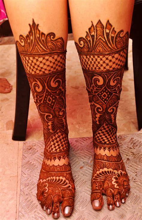 44 famous inspiration bridal henna mehndi designs for legs