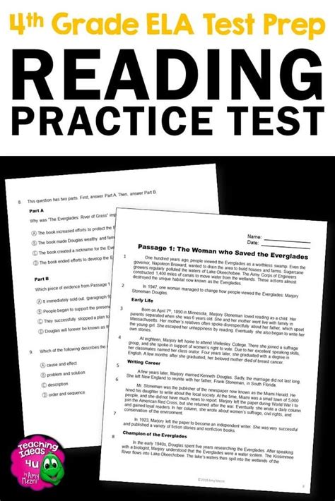 Complete Review Practice For Th Grade Ela State Tests Teachingideas U
