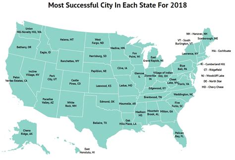 These Are The Most Successful Cities In Each State