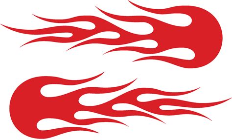 Flames Vinyl Graphic Decal Sticker Illustration Clipart Full Size