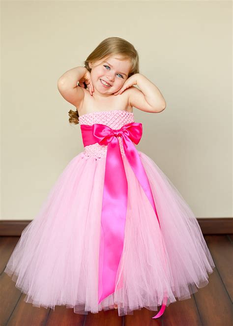 Pink Flower Girl Dresses