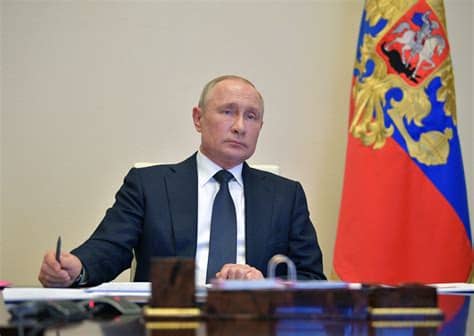 Vladimir putin met with constitutional court chairman valery zorkin on the eve of constitution day vladimir putin discussed the #wearetogether campaign with the volunteers and finalists of the. Trust in Vladimir Putin Falls to 14-year Low as Russia ...