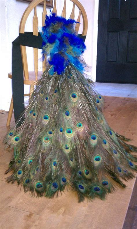 Peacock Princess Costume Fully Articulated Tail Peacock Halloween