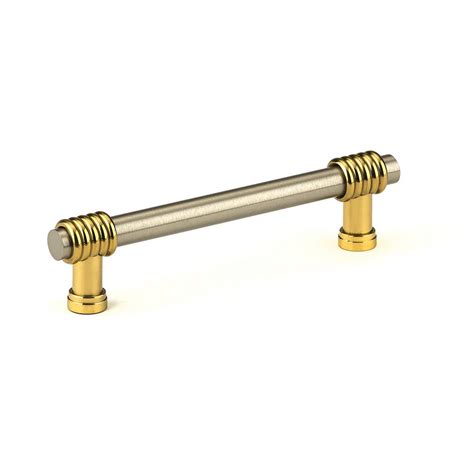 3 brushed nickel cabinet pulls. Richelieu Hardware Contemporary 3-25/32 in. (96 mm) Brass ...