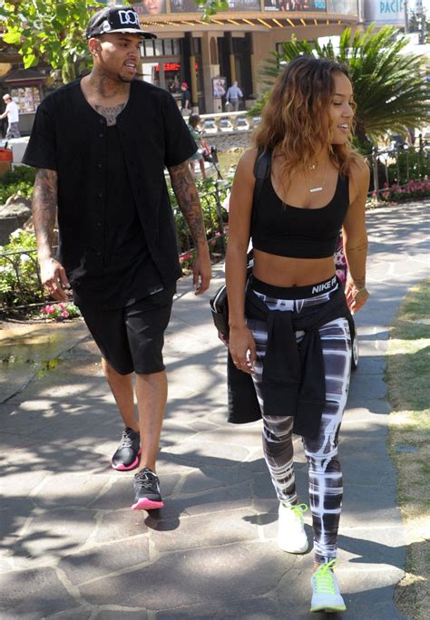Chris Brown And Girlfriend Karrueche Tran Go On Lunch Date In Los Angeles