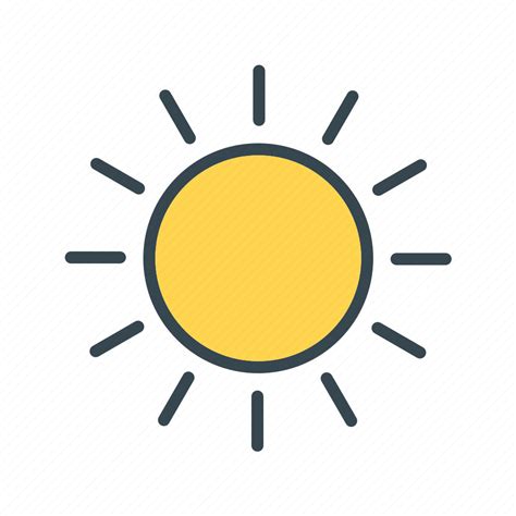 Forecast Sunny Weather Icon Download On Iconfinder