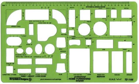 Apartment, architecture, decor, decoration, estate, furnishings, garden, home, house, indoors, lifestyle, living, luxury, mansion, modern, residential, room, style, office, ergonomic, textile. 1 4 Inch Scale Furniture Templates Free | Interior design template, Home furnishings, Furnishings