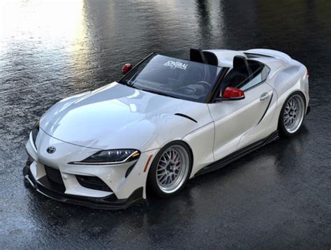 Artist Talents Put To Good Use Topless Toyota Gr Supra Speedster Concept Motor Illustrated