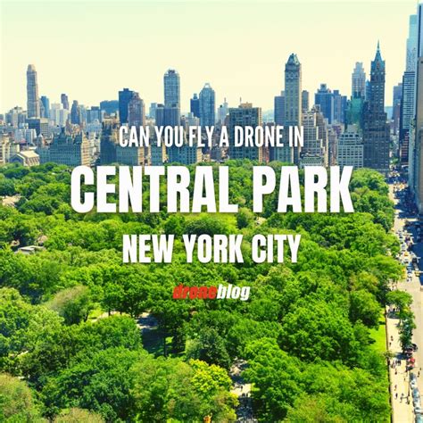 Can You Fly A Drone In Central Park NYC Droneblog