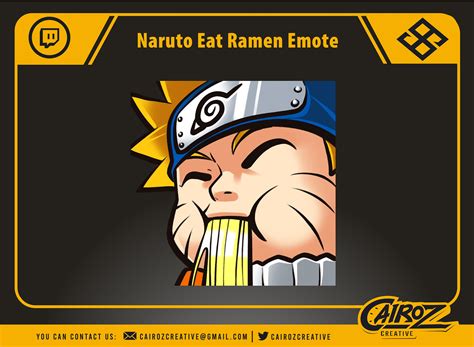 Digital Naruto Twitch Emotes By Cairoz Creative Might Guy Good Job