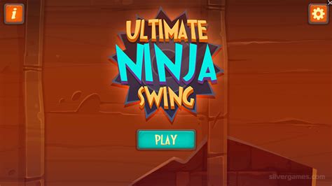 Ninja Swing Play Online On Silvergames 🕹️