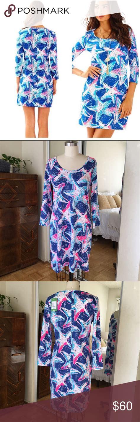 Lilly Pulitzer Beacon Dress In Indigo Starstruck Lilly Pulitzer