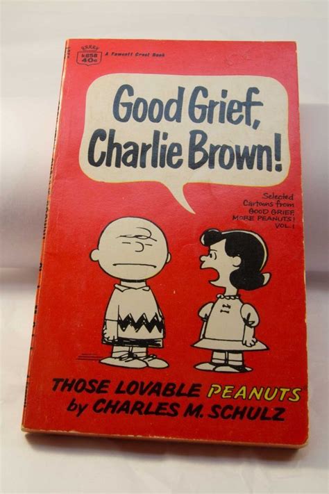 Good Grief Charlie Brown Peanuts 1966 Paperback Book By Charles M