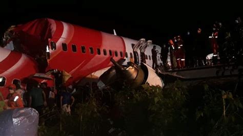 Air India Express Plane Skids At Kozhikode Airport Breaks
