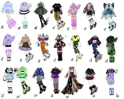 Outfit Adopts Closed By Guppie Vibes On Deviantart