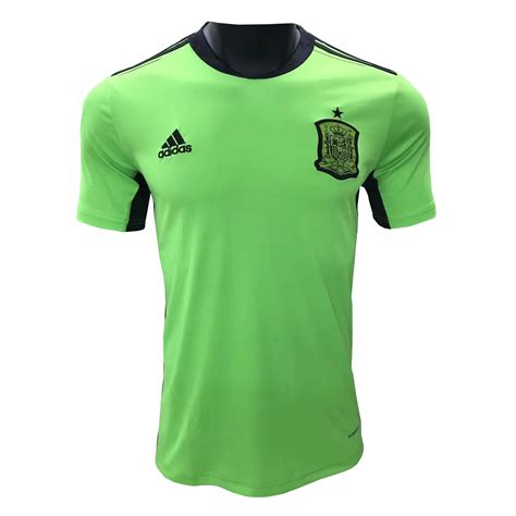 2021 Spain Goalkeeper Green Soccer Jersey Replica Mens Wholesale