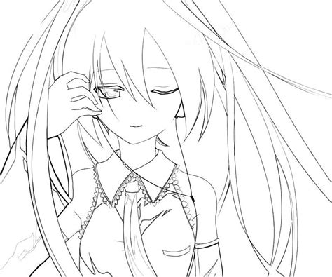 Hatsune Miku Coloring Pages Coloring Home