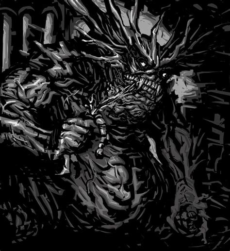 Dark Souls Bosses 121 Asylum Demon By Theivoryfalcon