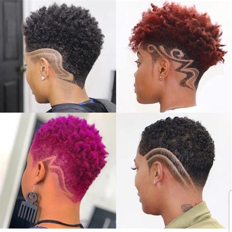 Pin By Sashell Reid On Natural Hair Shaved Hair Designs Short